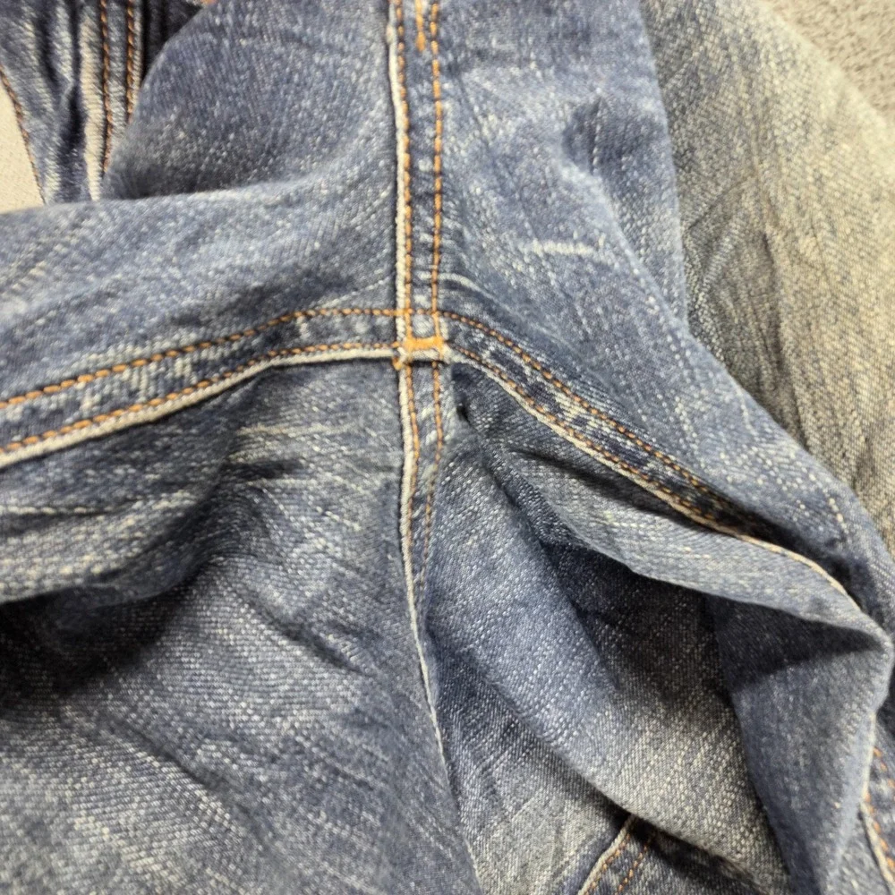 Diesel Jeans Mens 33x32 Blue Safado Regular Slim Straight Button Fly 0RW05